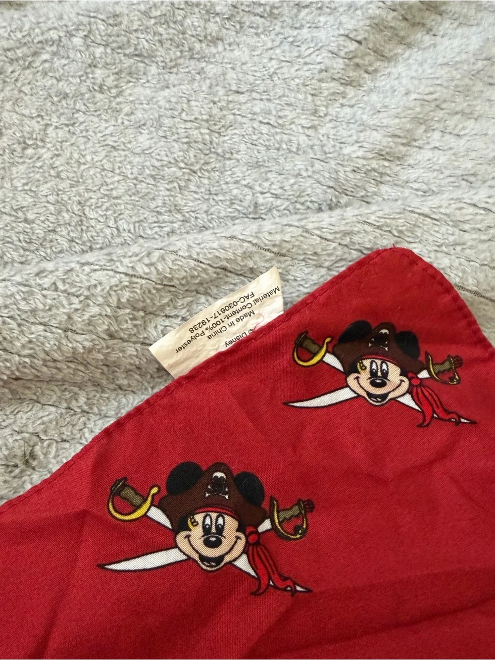 Disney Red 'Pirates of the Caribbean' Kids Bandana